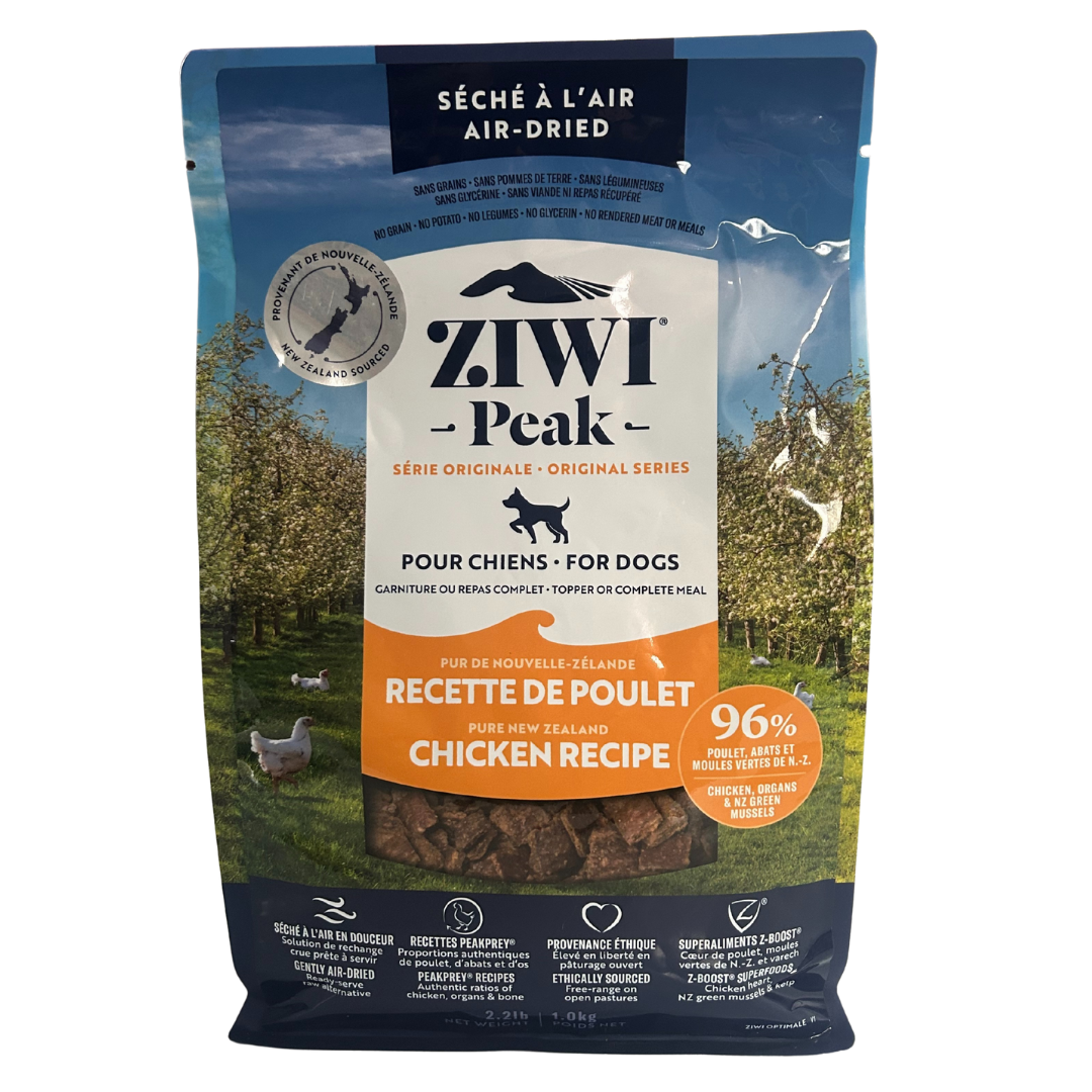 ZIWI | Poulet cuit à la vapeur et séché à l'air