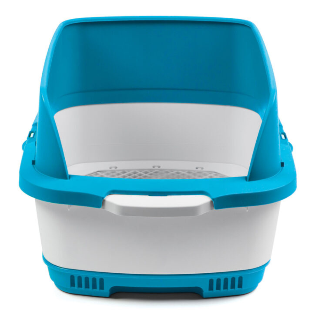 Cateco bac a litiere ensemble de depart bleu