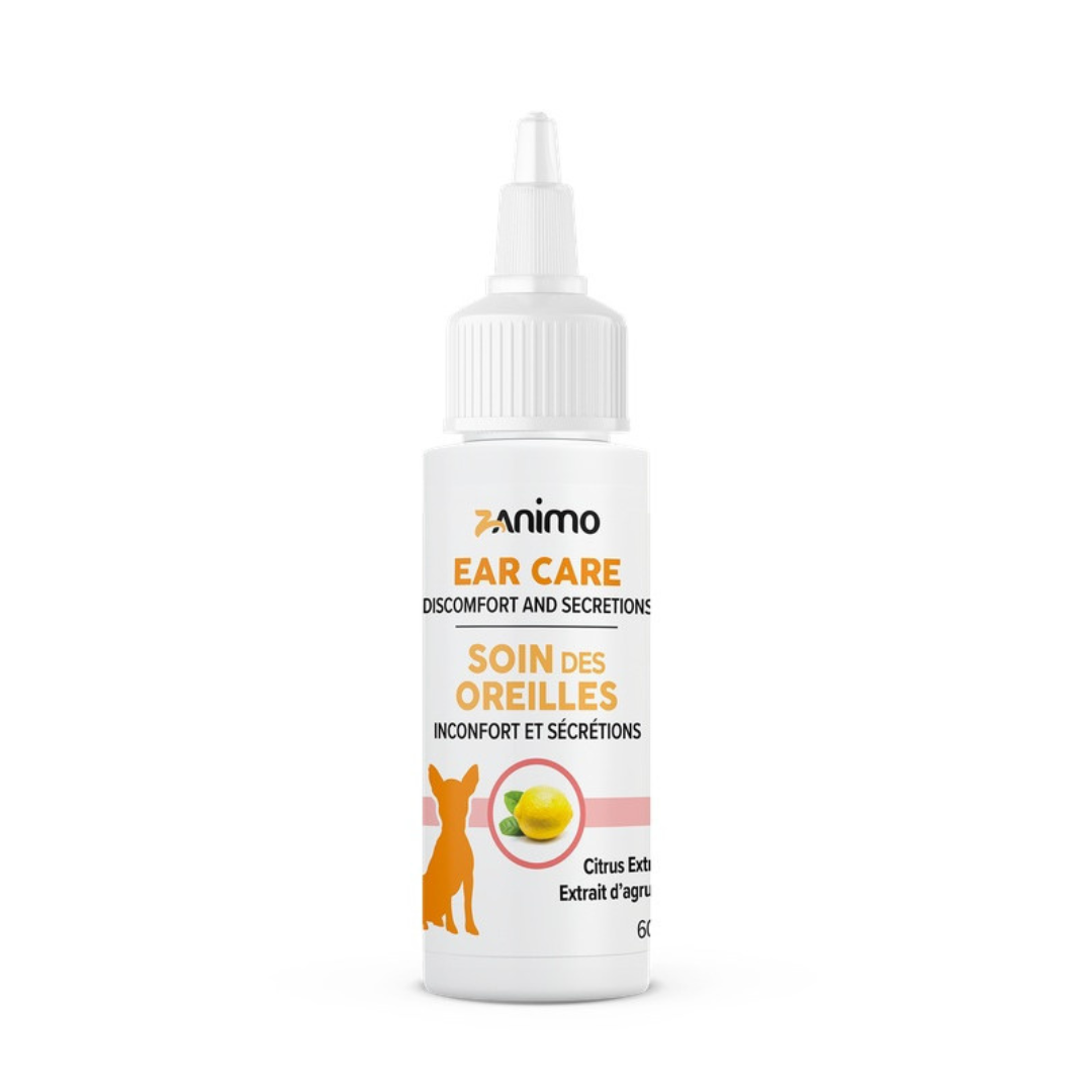 ZANIMO | Inconfort et sécrétions oreilles - Produit de soins pour chiens
