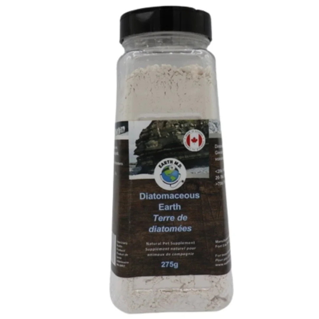 EARTH MD | Terre de diatomée - Supplément pour chiens et chats. Solution Nutrition Animale, votre référence en alimentation animale au Québec.