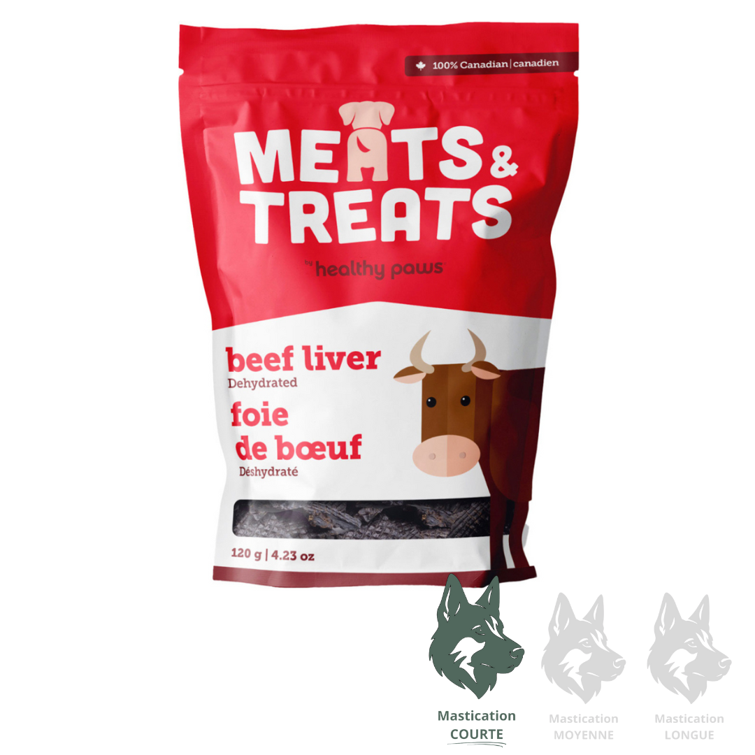LIQUIDATION HEALTHY PAWS | Foie de boeuf 120 gr