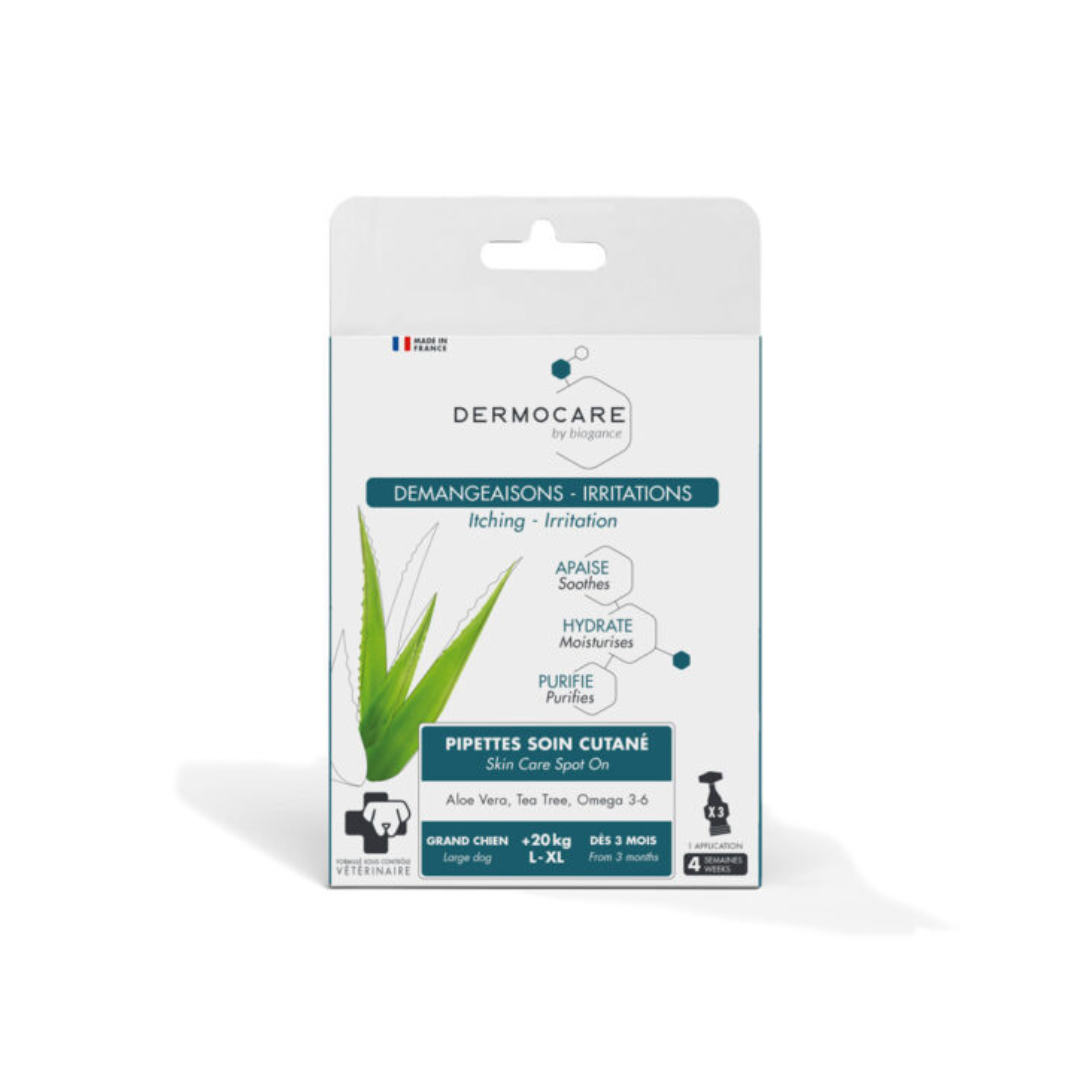 DERMOCARE | Pipettes soin cutané grand. Solution Nutrition Animale Saguenay