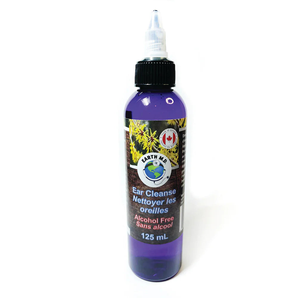 EARTH MD | Nettoyant d'oreilles (sans alcool) 125ml