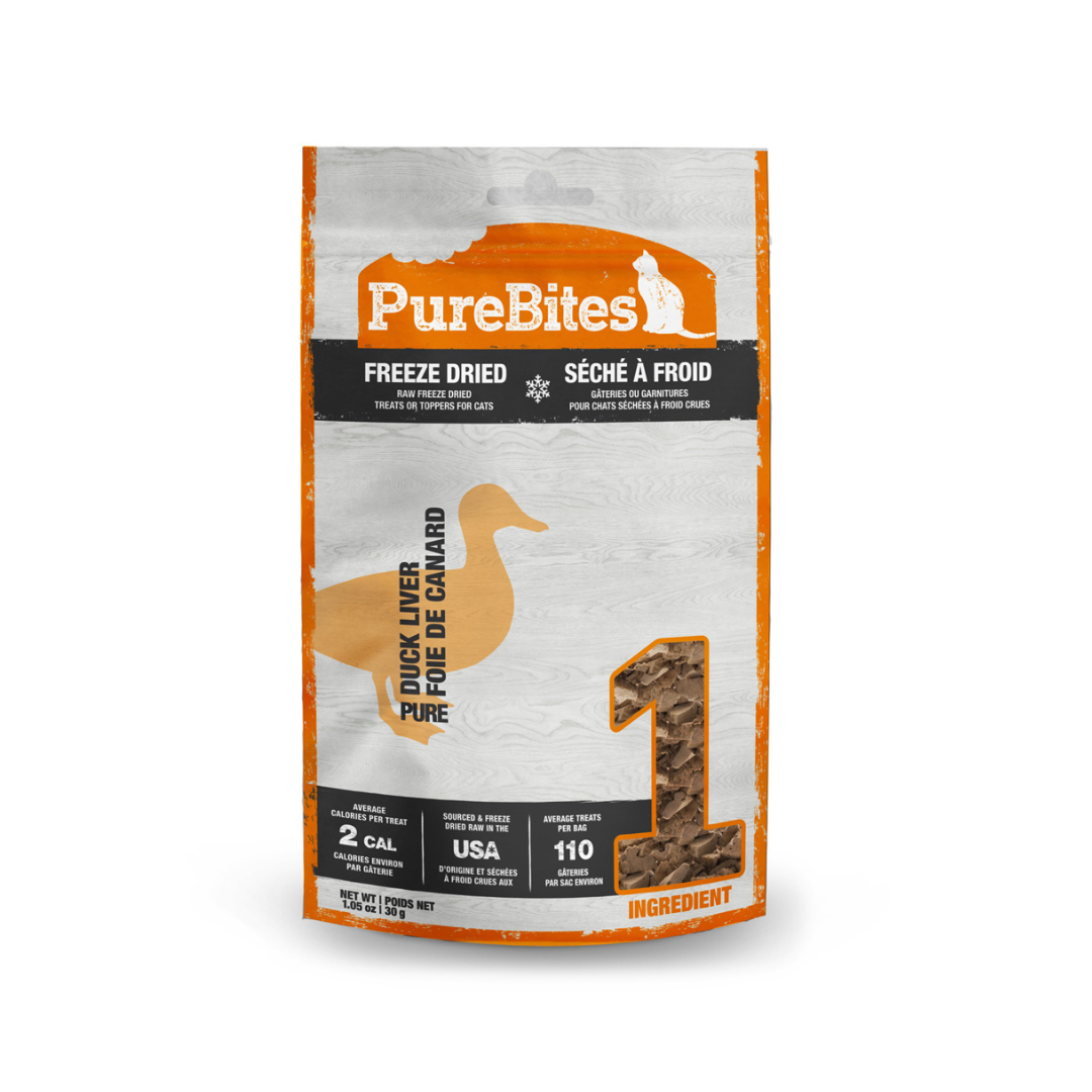 Pure bites canard pour chat