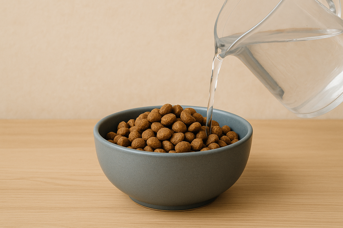 Faut-il ajouter de l’eau dans les croquettes de son chien ?