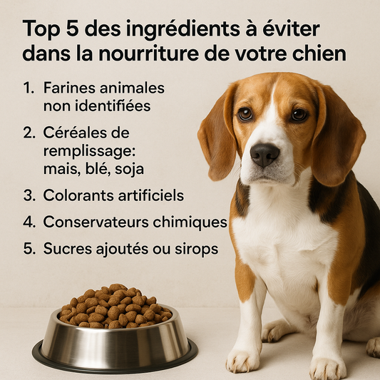 Top 5 des ingrédients à éviter dans l'alimentation de pitou !