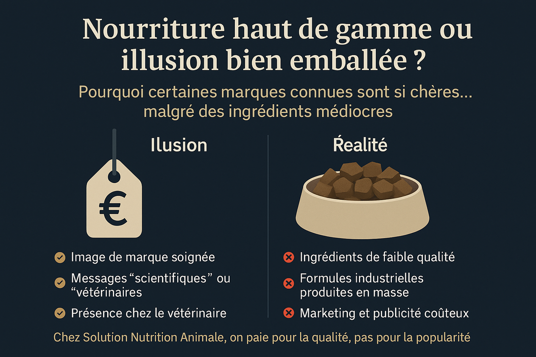 Marques de nourriture pour animaux : prix élevé, mais qualité douteuse ?