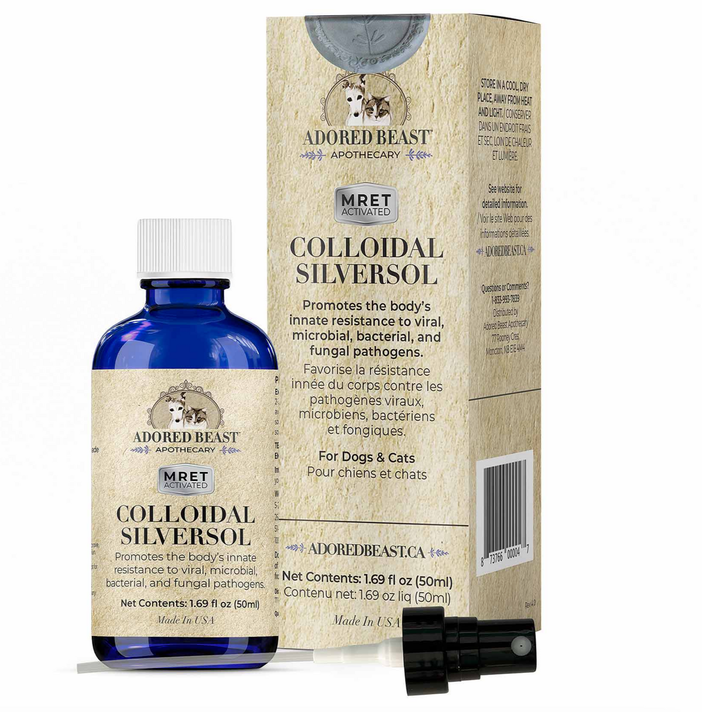 Adored Beast argent colloïdale antibactérien 