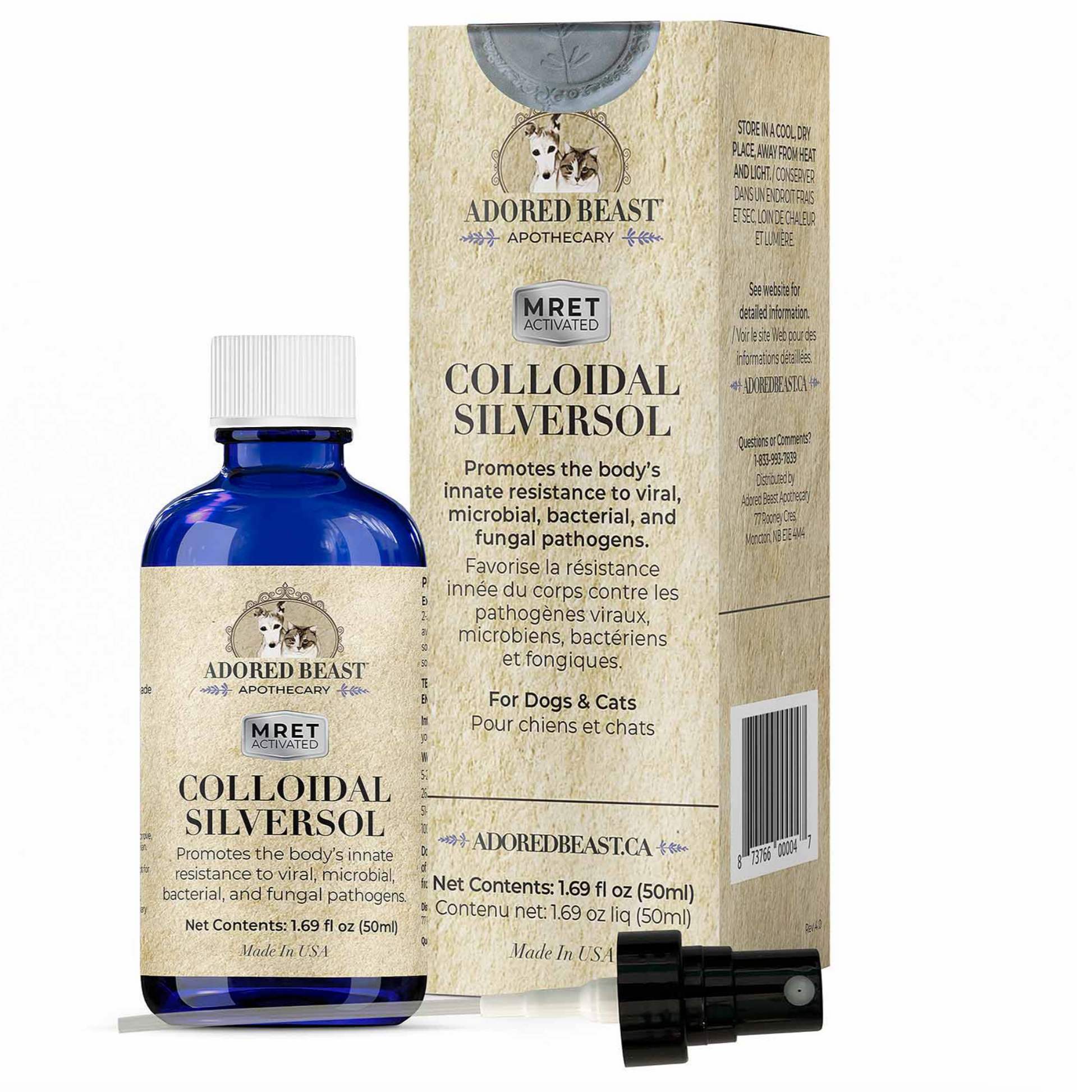 Adored Beast argent colloïdale antibactérien 