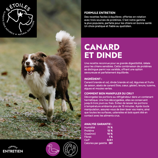 Aliments 5 Etoiles entretien canard et dinde