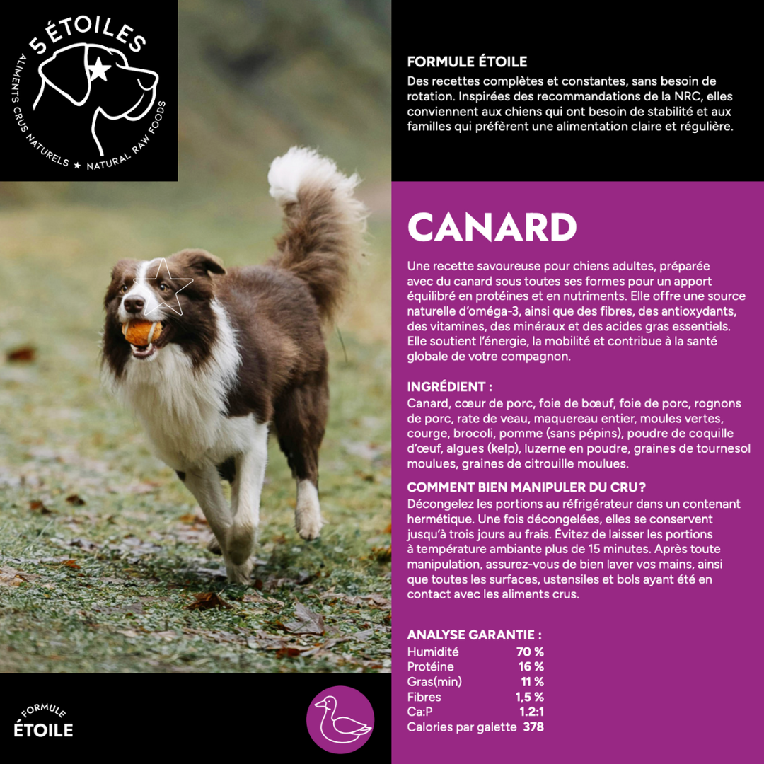 Aliments 5 Etoiles recette canard etoile 10 lbs