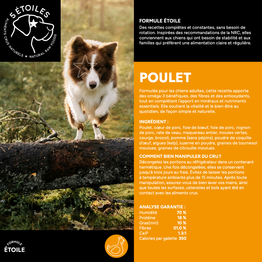 Aliments 5 Etoiles recette etoile poulet