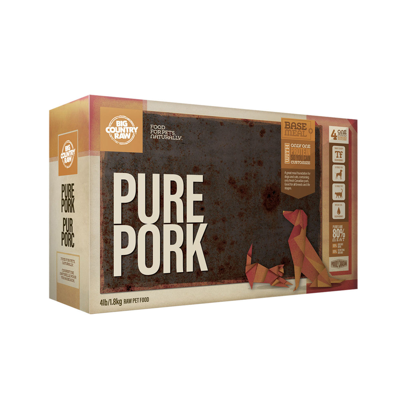 BIG COUNTRY RAW | Pur Porc 4lbs