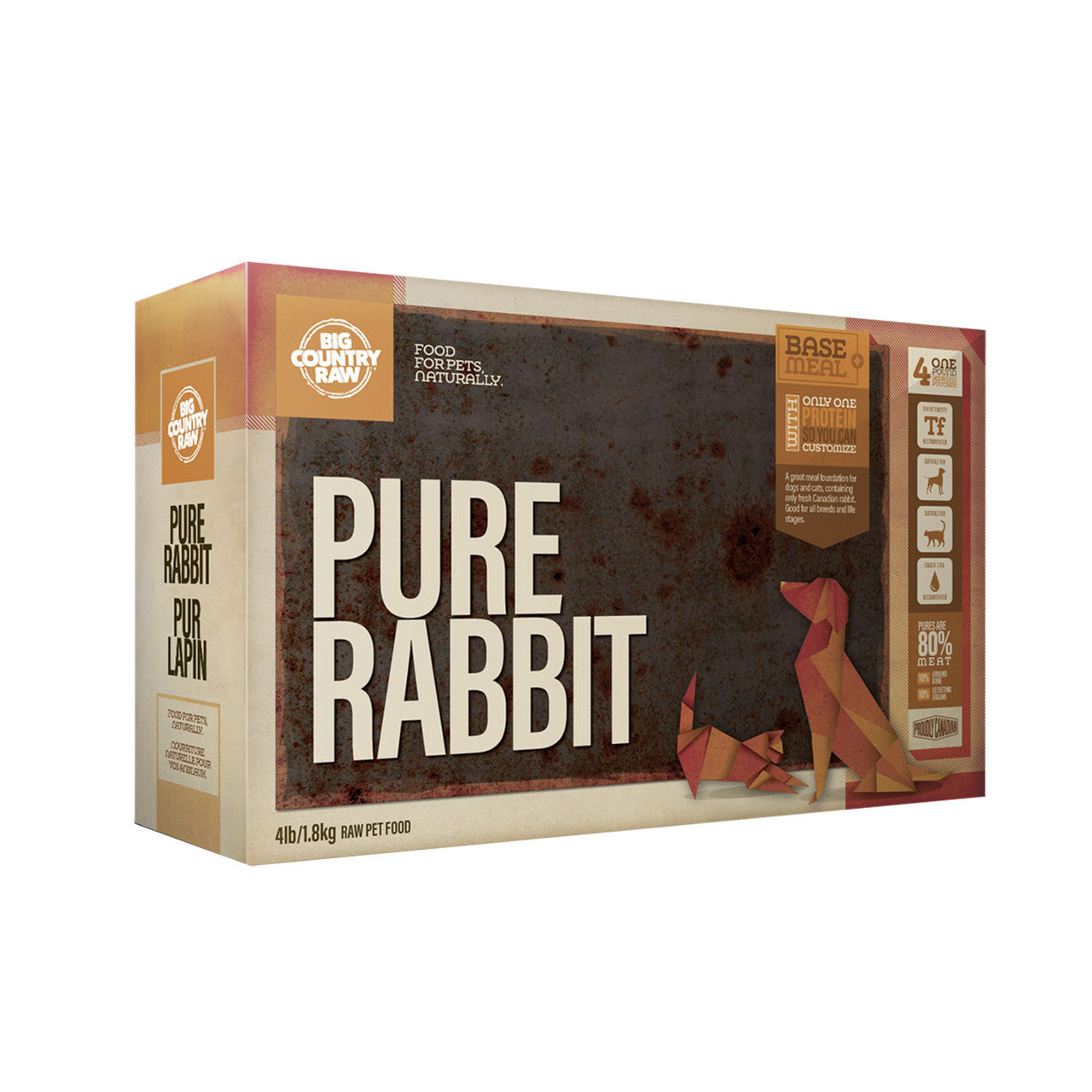 BIG COUNTRY RAW | Pur Lapin 4lbs