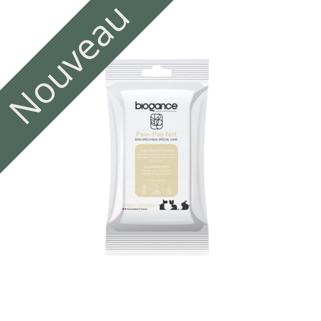 BIOGANCE | Lingettes nettoyantes (25 unités) nouveau Solution Nutrition Animale Saguenay