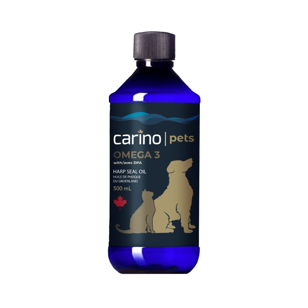 CARINO | Huile de loup marin 500 ml - Oméga 3 pour chiens et chats