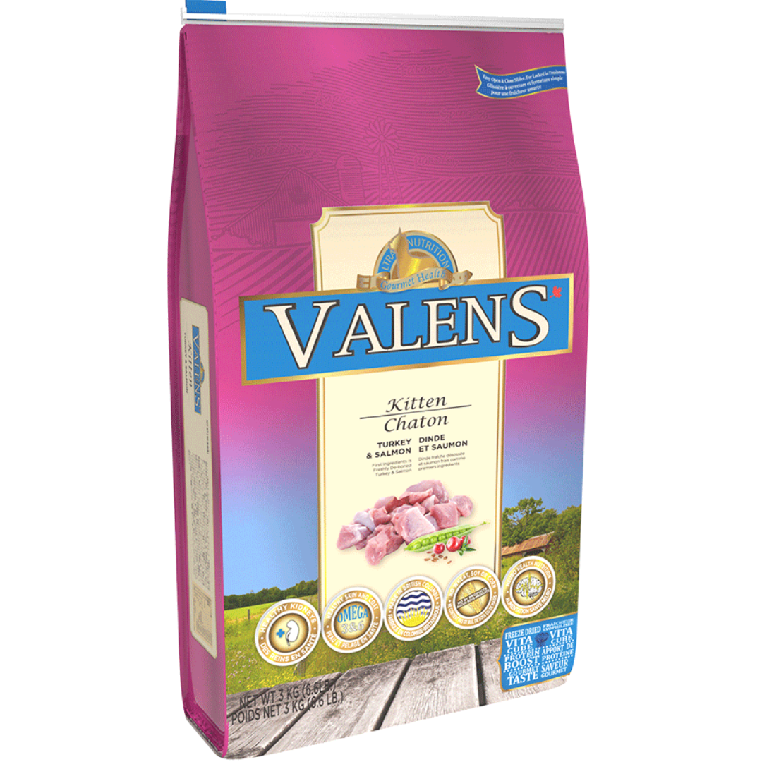 VALENS | Chaton, dinde et saumon