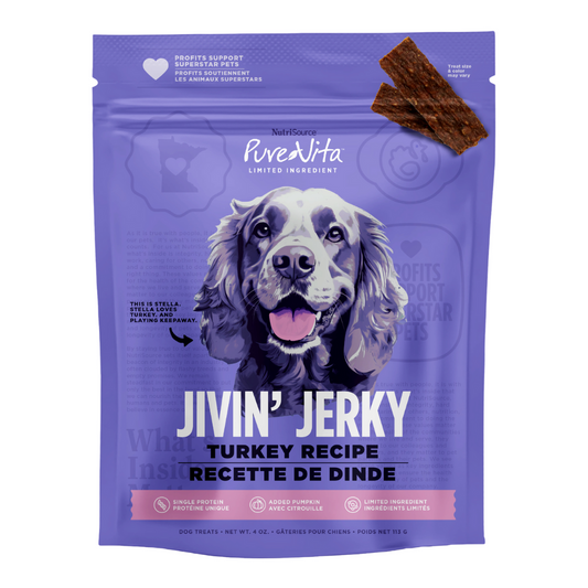 NUTRISOURCE | Jivin' Pure Vita Jerky à la dinde 113 gr
