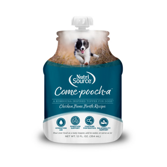 NUTRISOURCE | Bouillon de poulet "Come-Pooch-A"