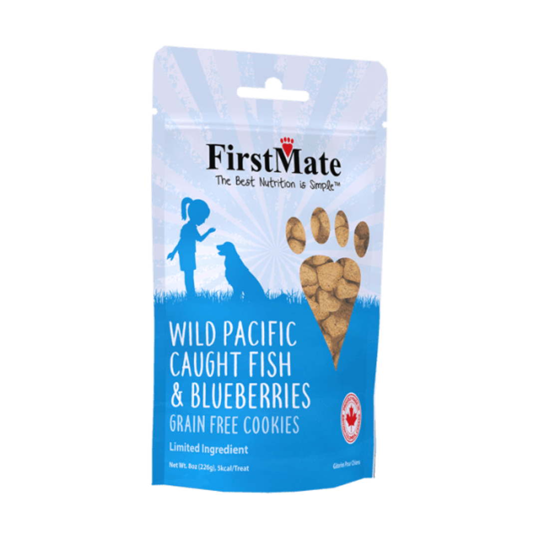 FIRSTMATE | Gâteries poisson et bleuets 226 gr