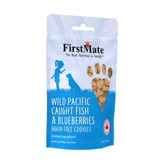 FIRSTMATE | Gâteries poisson et bleuets 226 gr
