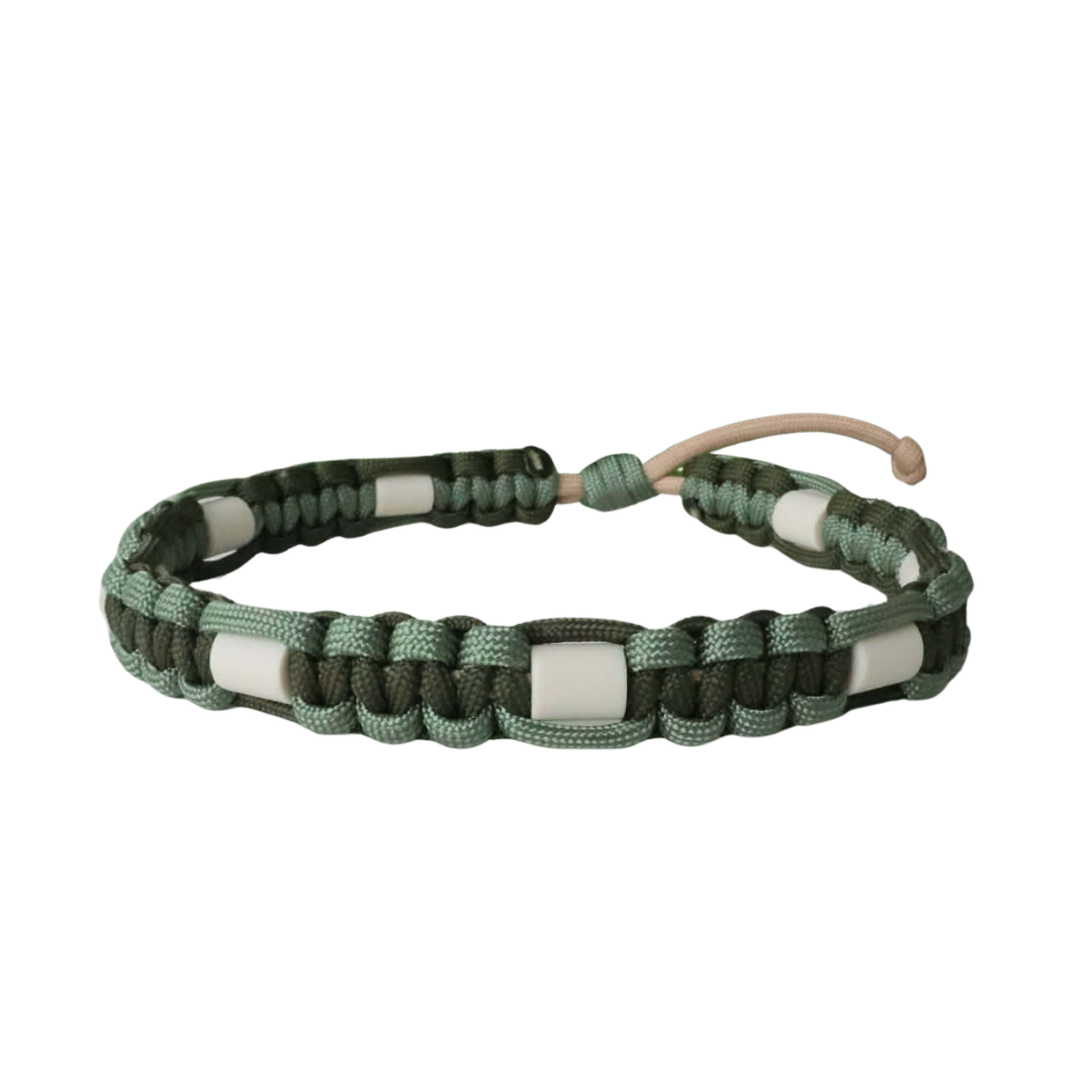 MERAKI | Collier EM kaki - Protection naturelle tiques pour chiens