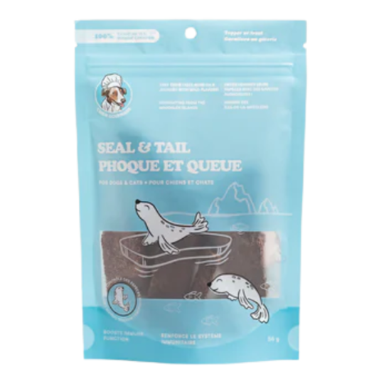 CHIEN GOURMAND | Morceaux de phoque lyophilisés 56g - gâterie pour chiens