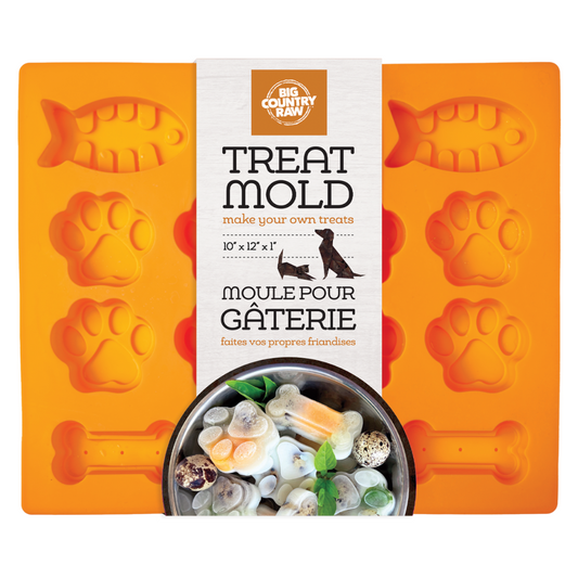 BIG COUNTRY RAW | Moule à gâteries, grand orange
