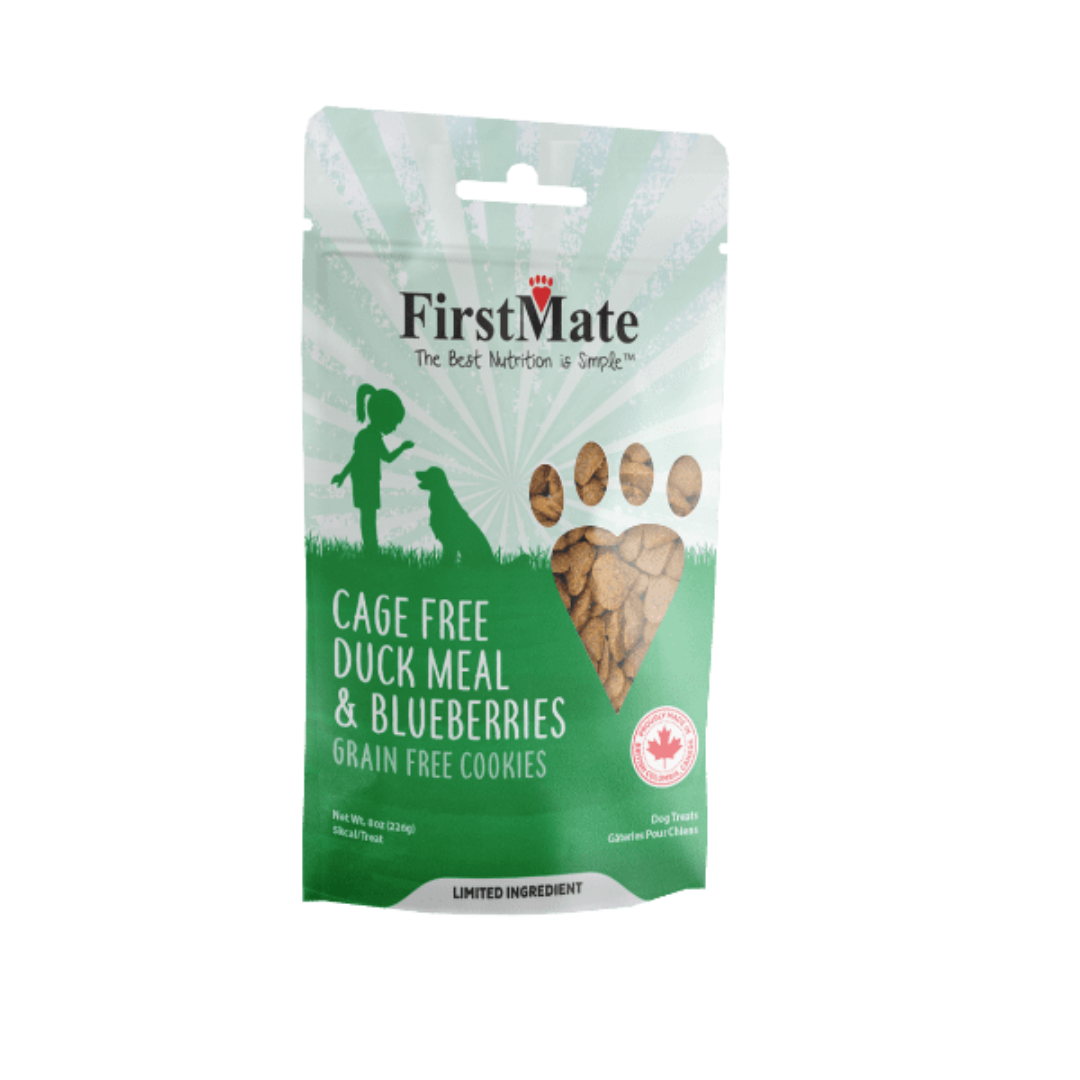 FIRSTMATE | Gâteries canard et bleuets 226 gr