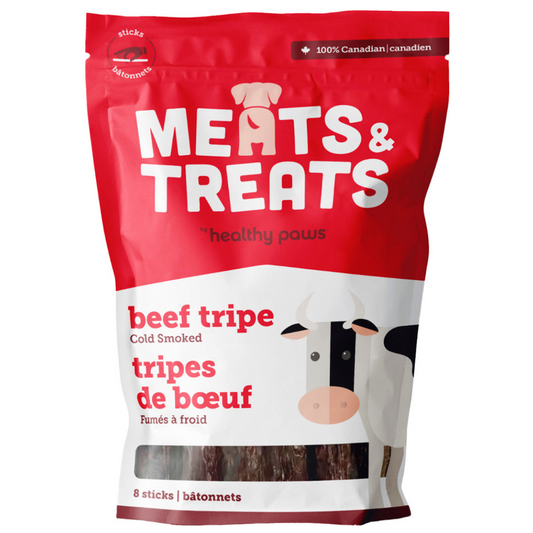 HEALTHY PAWS | Tripe de boeuf (8 bâtonnets)