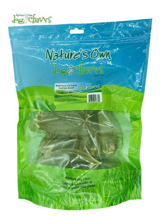 NATURE'S OWN | Sac d'oreilles de vache. Solution Nutrition Animale, votre référence en besoin nutritionnel pour chiens et chats au Québec.