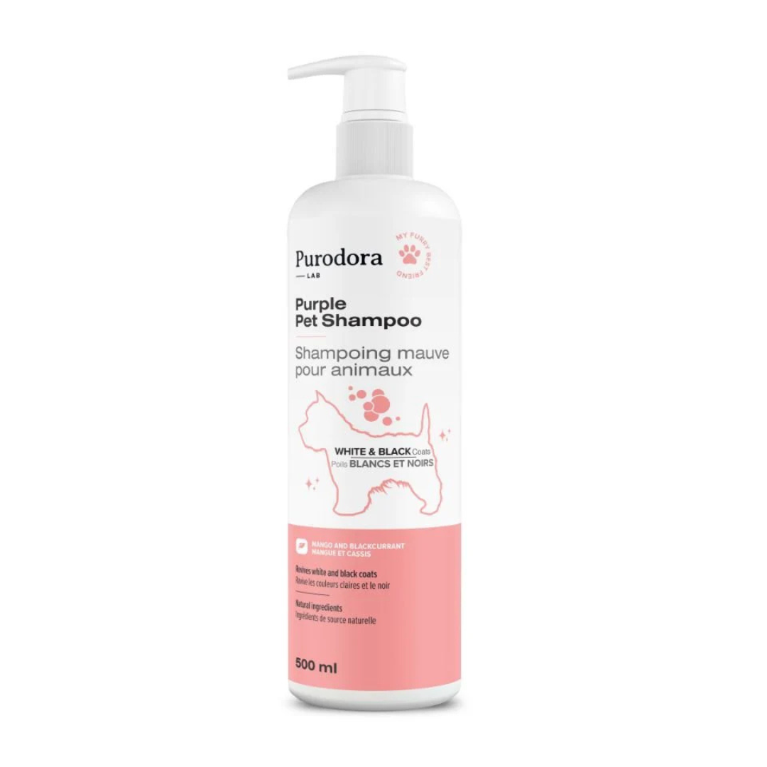 PURODORA LAB | Shampoing mauve pour animaux 500 ml