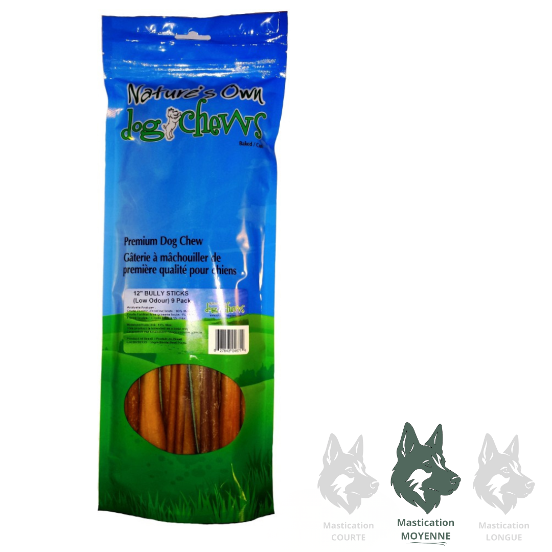 NATURE'S OWN | Bully Sticks (9 unités)