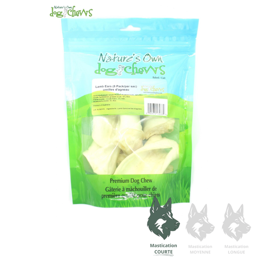 NATURE'S OWN | Oreilles d'agneau (8 unités)