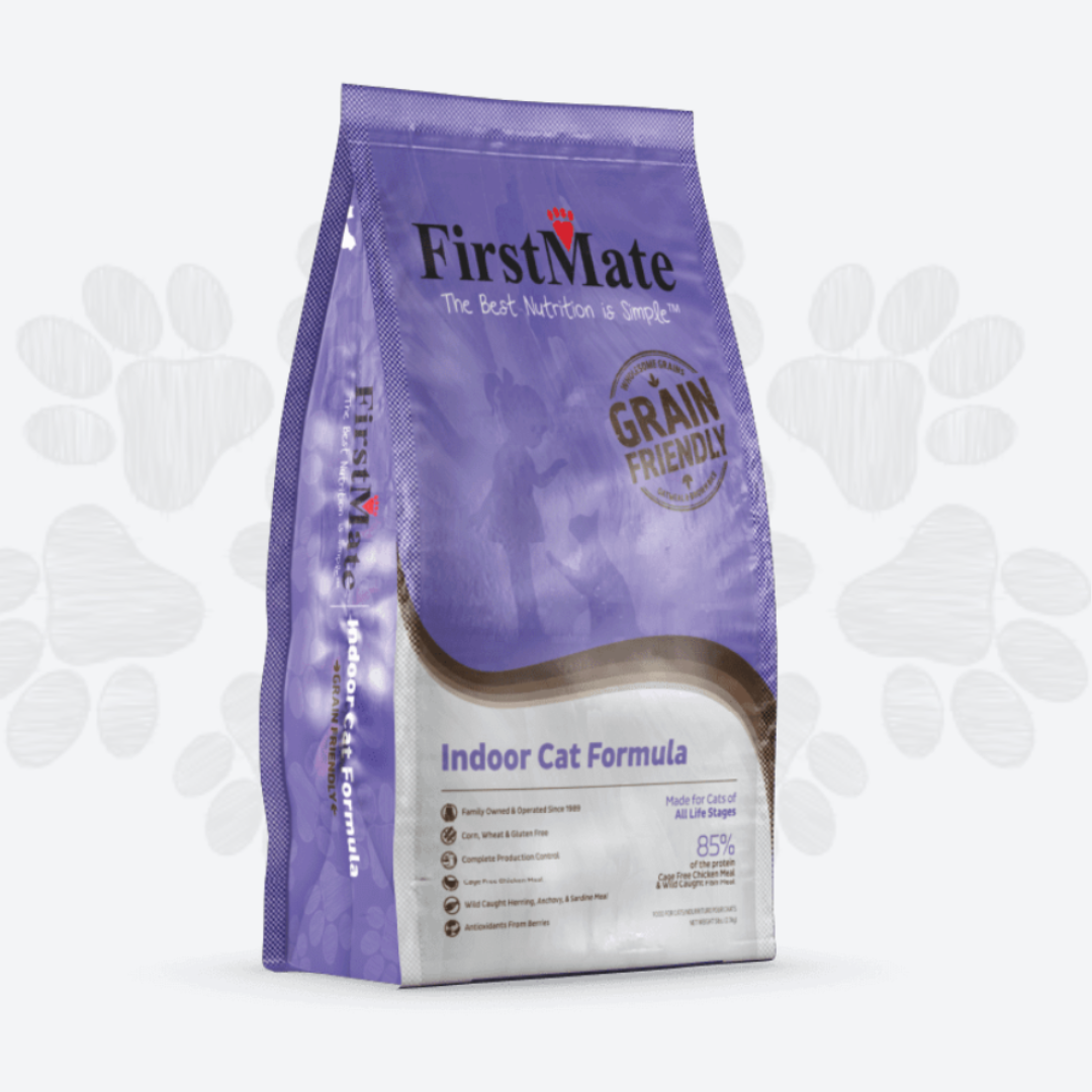 FirstMate chat interieur. Solution Nutrition Animale