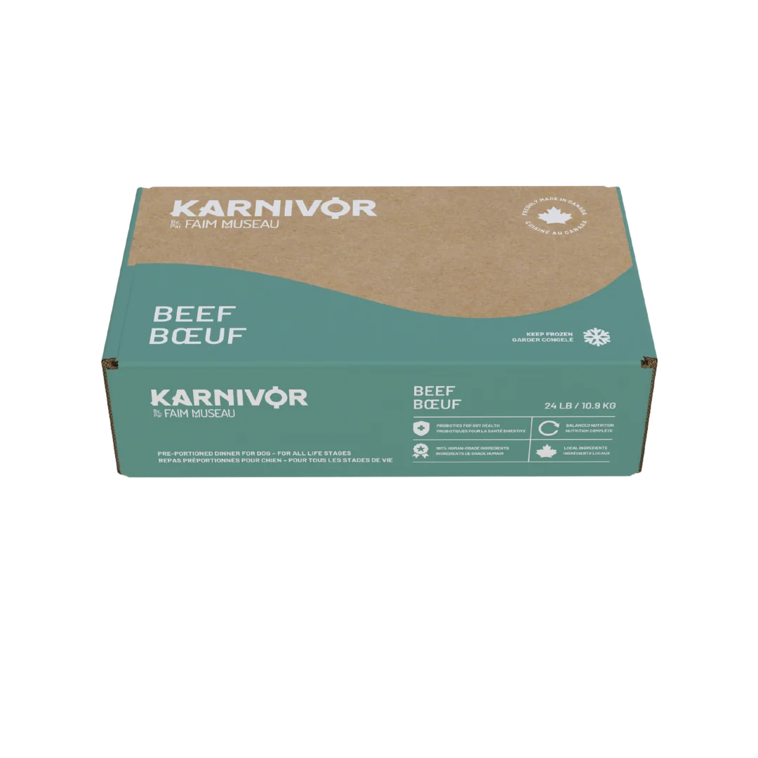 Karnivor boeuf ingredients limites 24 lbs