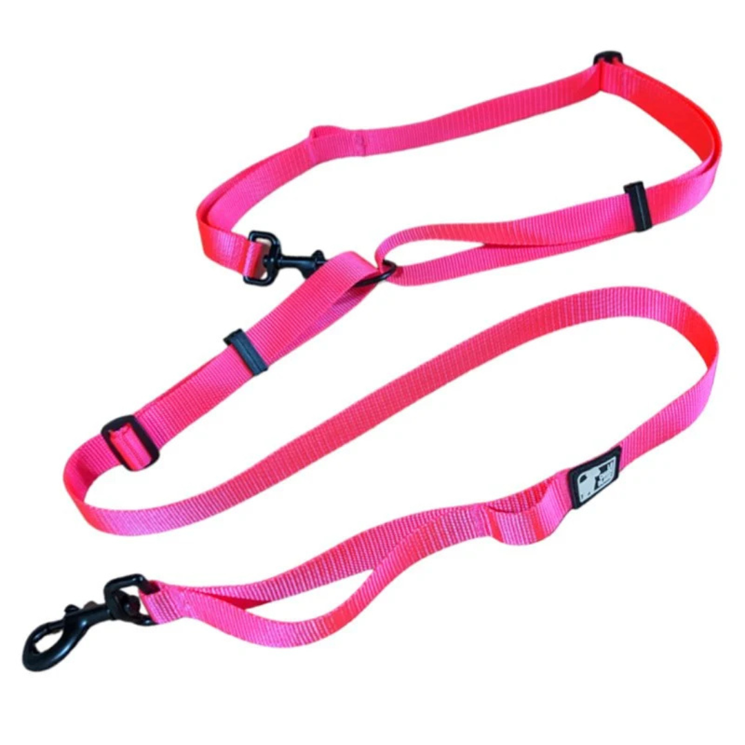 LE CHIEN BLANC | Laisse multi rose