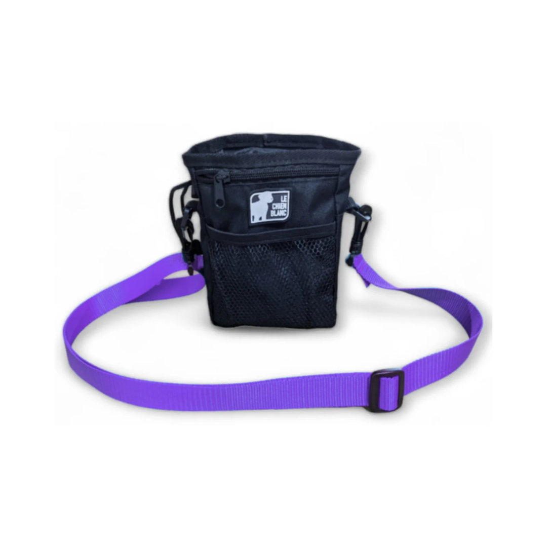 LE CHIEN BLANC | Pochette à gâteries Volt 2.0 mauve Solution Nutrition Animale Saguenay