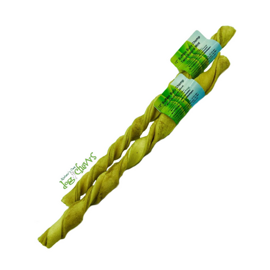 Le Twisted Mint Buffalo Bully Chomp bâtonnet torsadé