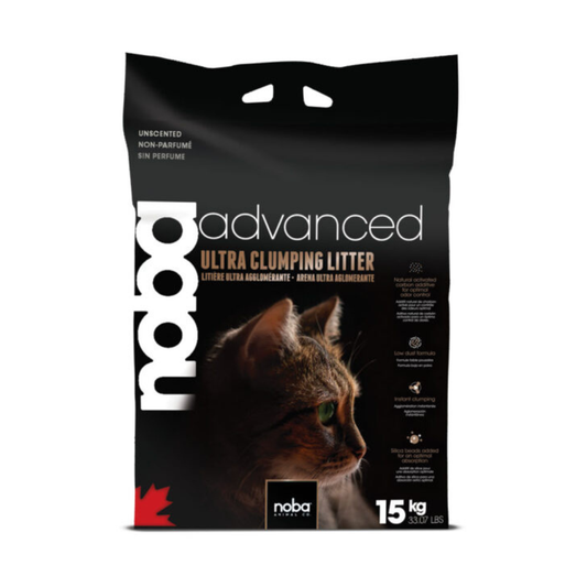 NOBA litiere agglomerante avec charbon et silice