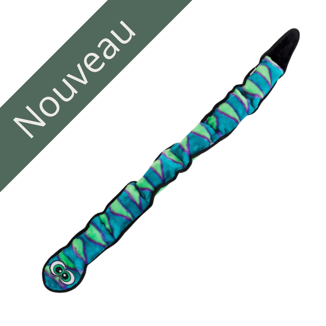 OUTWARD | Serpent bleu durable peluche nouveau Solution Nutrition Animale Saguenay