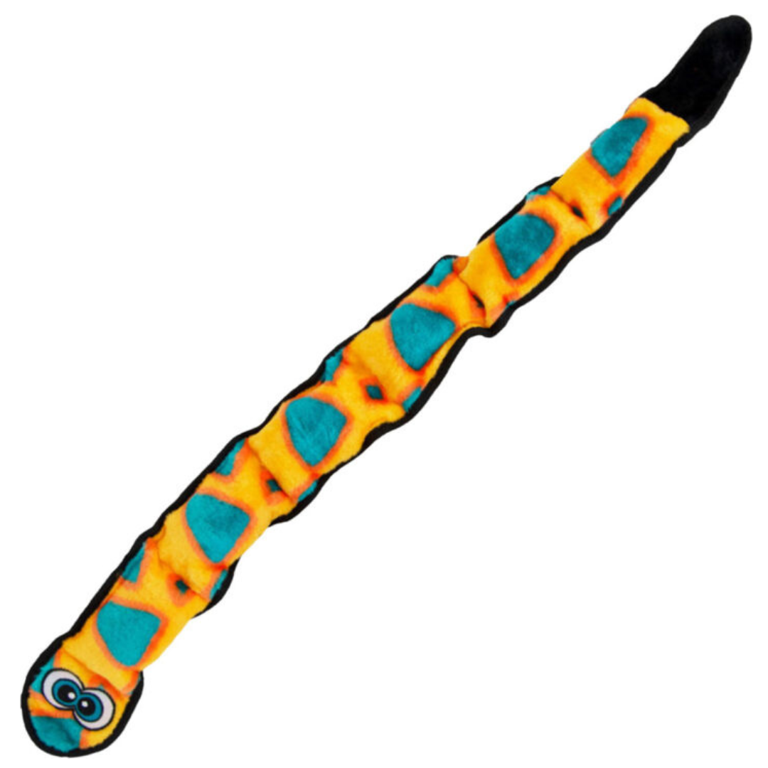 OUTWARD | Serpent orange durable peluche Solution Nutrition Animale Saguenay