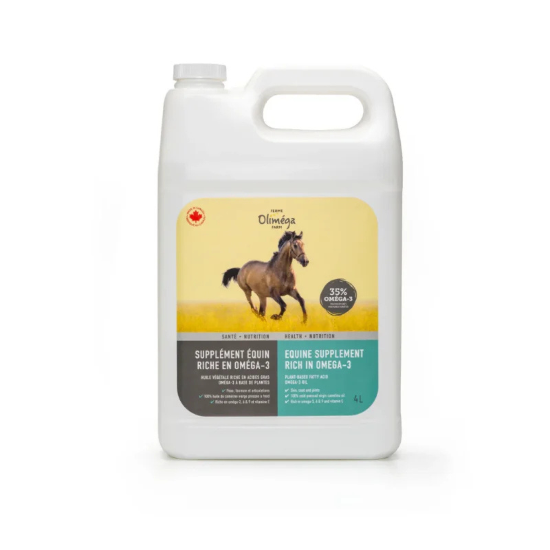 Oliméga huile de caméline cheval