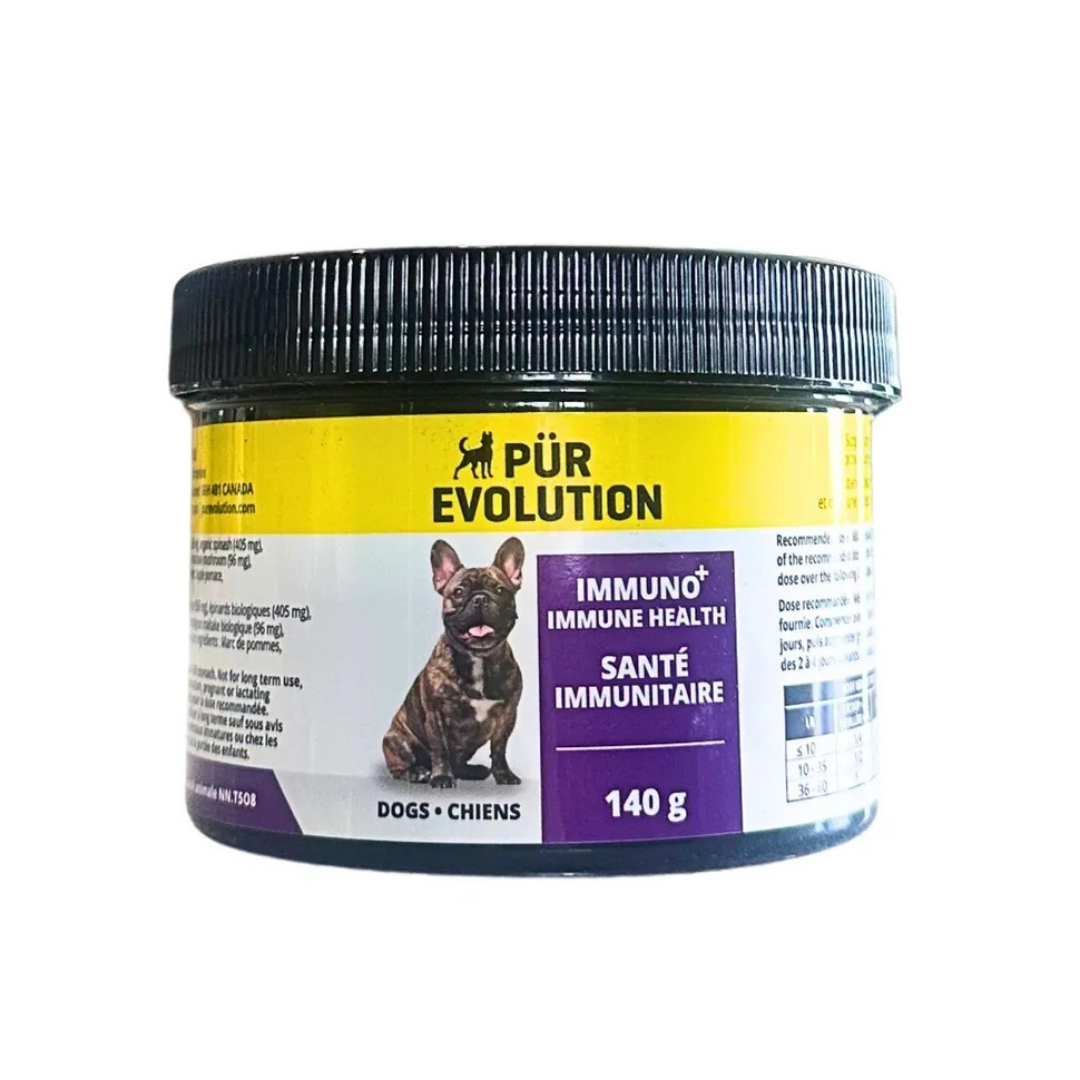 PÜR ÉVOLUTION | Santé immunitaire, supplément chien et chat 140g Solution Nutriton Animale Saguenay