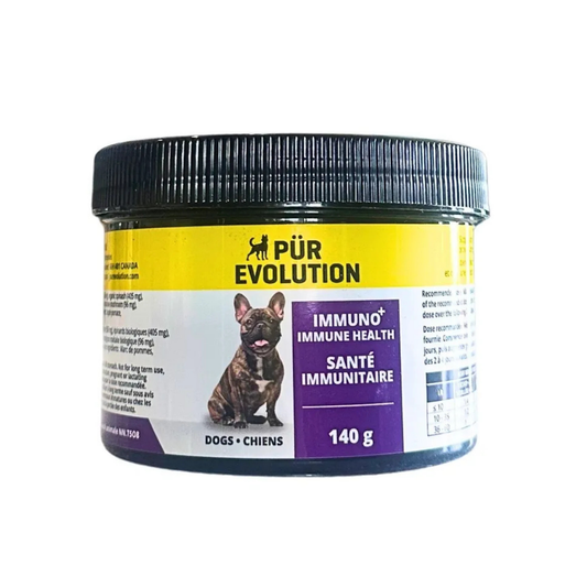 PÜR ÉVOLUTION | Santé immunitaire, supplément chien et chat 140g Solution Nutriton Animale Saguenay