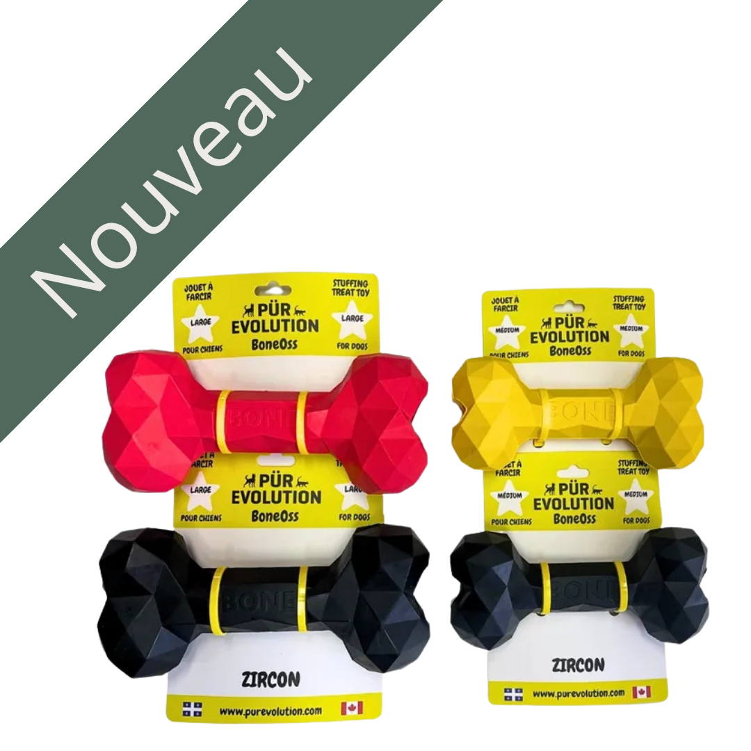 PÜR ÉVOLUTION | BoneOss - Jouet pour chien nouveau Solution Nutrition Animale Saguenay