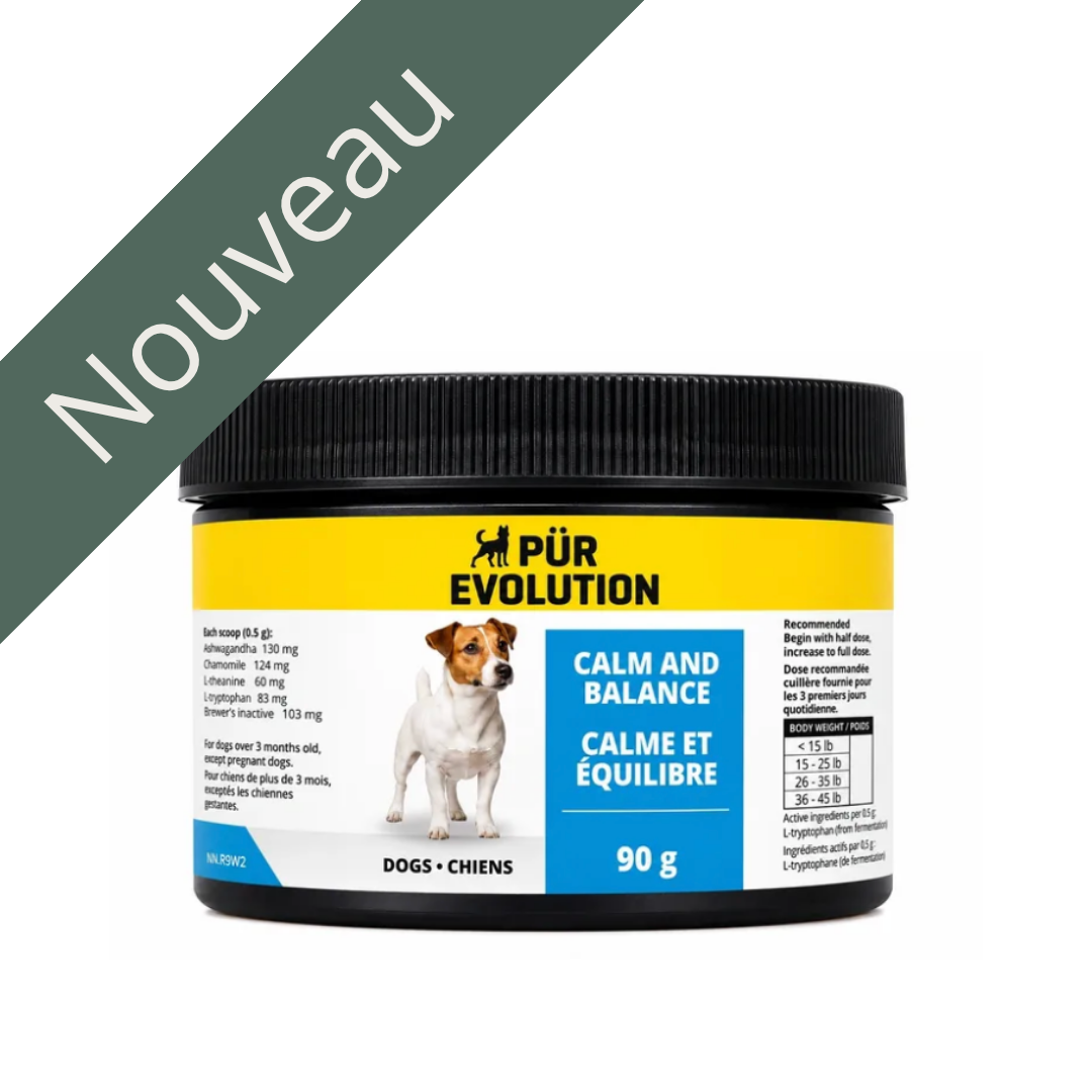 PÜR ÉVOLUTION | Calme et équilibre nouveau Solution Nutrition Animale Saguenay