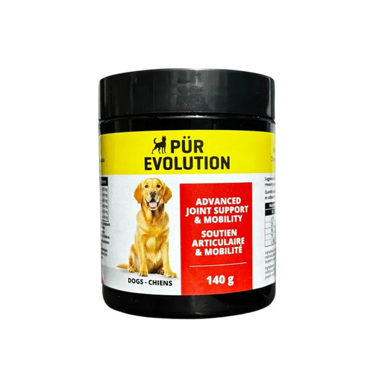 PÜR ÉVOLUTION | Soutien articulaire, supplément articulation chien et chat 140g Solution Nutriton Animale Saguenay