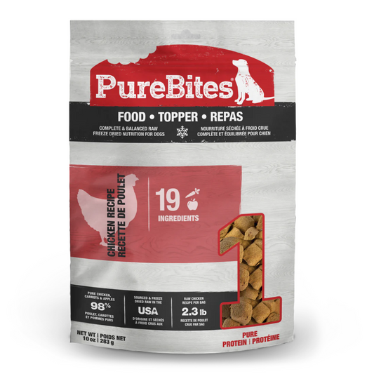 PureBites topper repas nourriture poulet