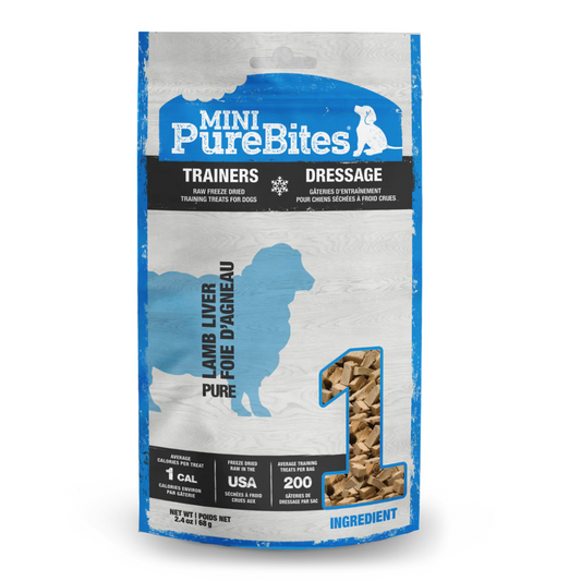 Pure Bites agneau mini trainer entrainement gaterie